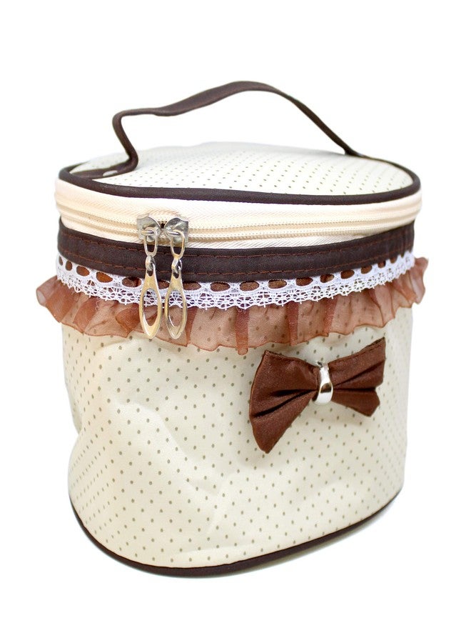 تايد ريبنس حقيبة مكياج من TIED RIBBONS، منظم مستحضرات تجميل للسفر للفتيات والسيدات (20 سم × 13 سم) - Image 2